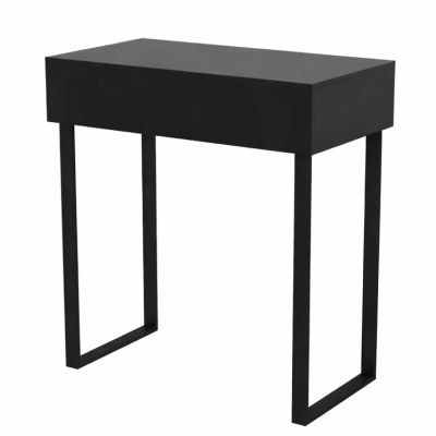 Toaletka / konsola "LENA" czarna mat 75cm, czarne U